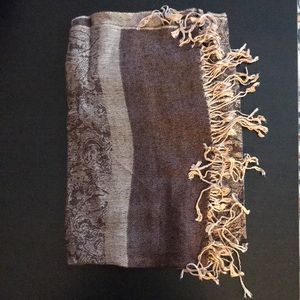 Brown pashmina
